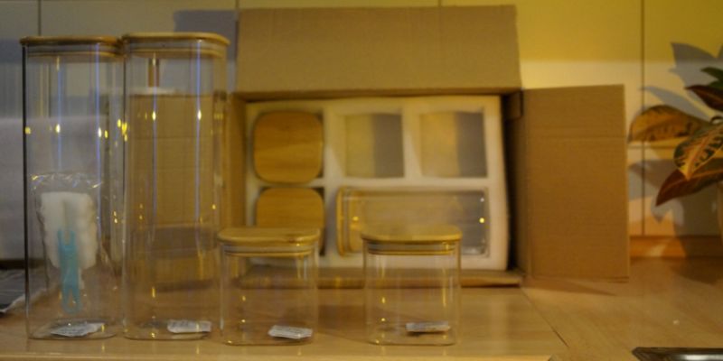 Vorratsdosen aus Glas